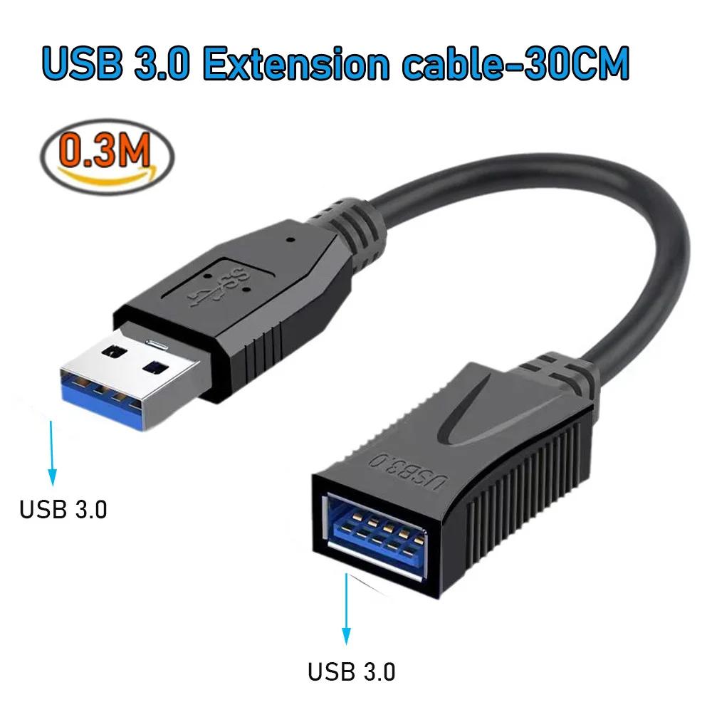 Ʈ USB ġ ª USB  ̺, A Ÿ - USB 3.2 Gen 1 Ʈ ̹ ̺, 30cm, 5Gbps USB 3.0 ͽټ